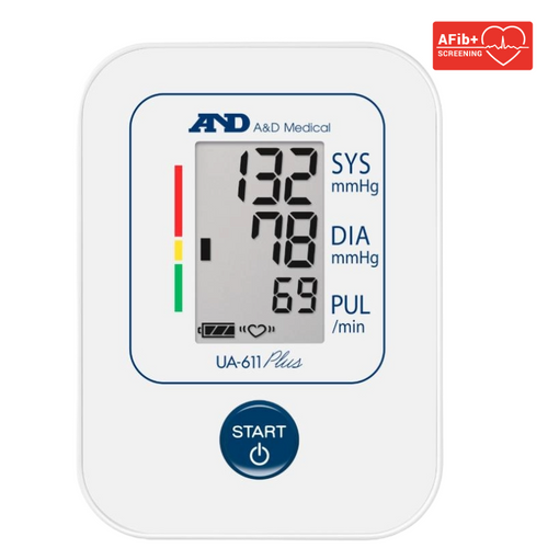 Blodtrycksmätare A&D UA611 Plus AFib + XL manschett