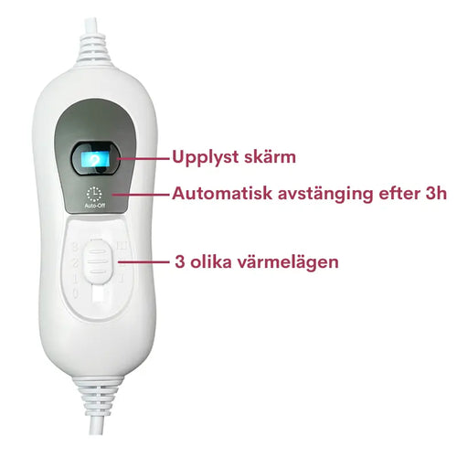 Styrenhet till värmefilt